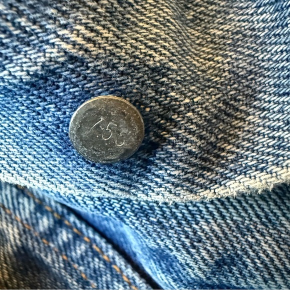 Vintage 1980s Levi’s Type 3 Trucker Blue Denim Jacket 70506 Made In USA 42R - Picture 6 of 16